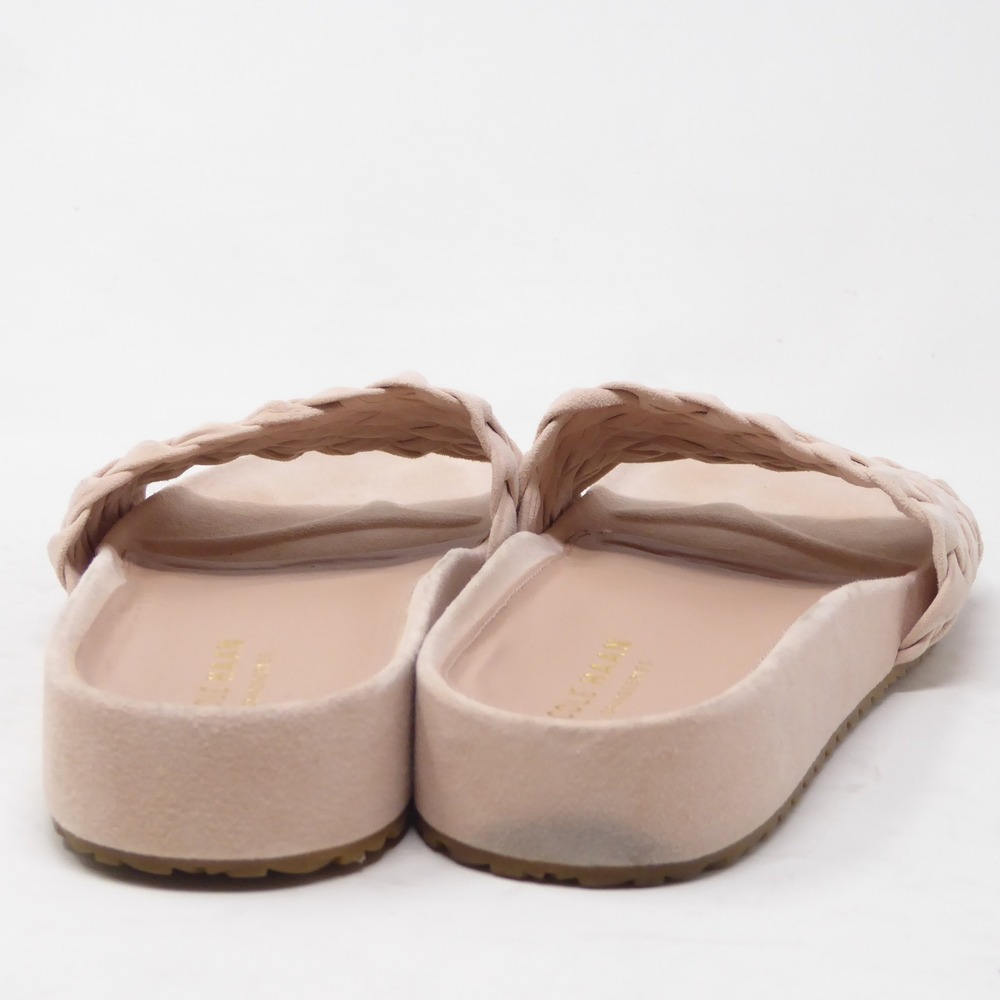 Cole Haan Mojave Womens Sandals Pink Woven Suede Slide 9.5M - Picture 5 of 8